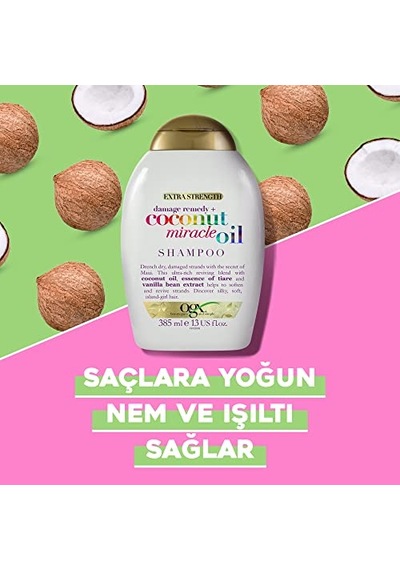 Ogx Yıpranma Karşıtı Sülfatsız Coconut Miracle Oil Şampuan 385 Ml