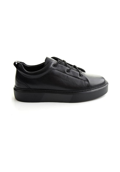 Bambi Siyah Napa Hakiki Deri Erkek Sneaker E01803413343