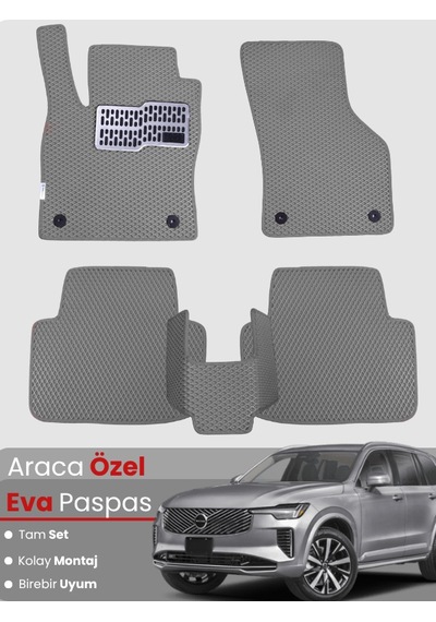 Volvo Xc90 2014-2025 Uyumlu Eva Paspas Tam Set Oto Paspas,araca Özel,tam Koruma,kolay Montaj 127