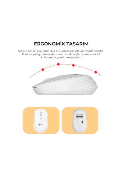 Lecoo KM2001 Kablosuz Türkçe Q Klavye Mouse Set