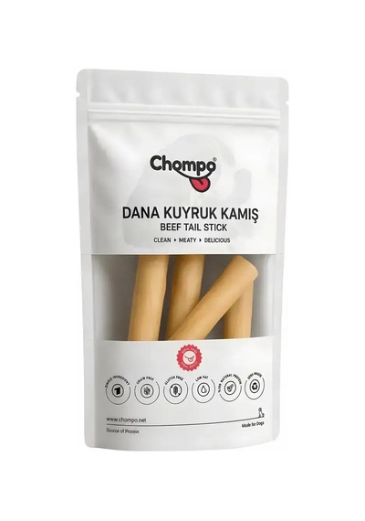 Chompo Dana Kuyruk Kamış 100% Doğal Katkısız Köpek Ödül Maması 100 Gr Pc777