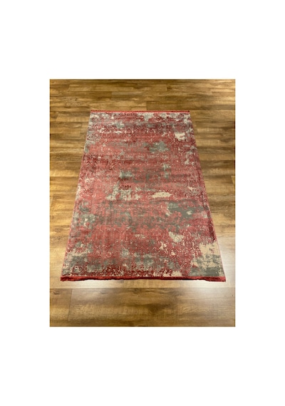 Palette Pa04c Kırmızı-gri Halı Çok Renkli