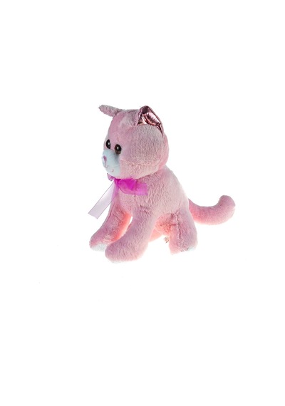 Oyuncak Pelüş Kedi Sevimli Kedi Pembe 30 Cm