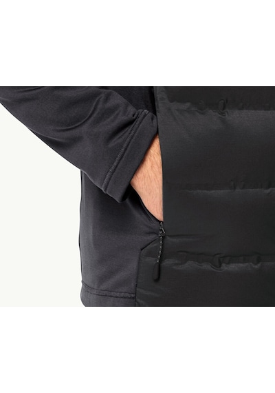 Jack Wolfskin Tasman Kaz Tüyü Down Hybrid M Erkek Outdoor Montu  Siyah 1711411-6000 Siyah