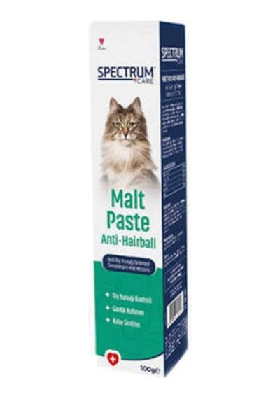 Anti Hairball Tüy Yumağı Önlemeyi Destekleyen Malt Paste Kedi Macunu 100 Gr