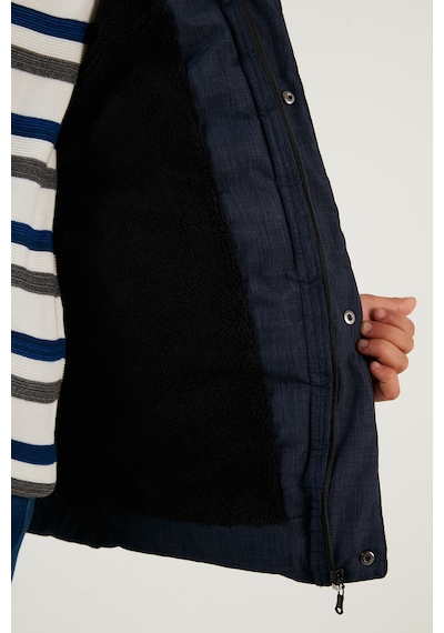 Lela  Içi Peluş Astarlı Çıkarılabilir Kapüşonlu Cepli Kışlık Erkek Çocuk Mont 5760024 Lacivert