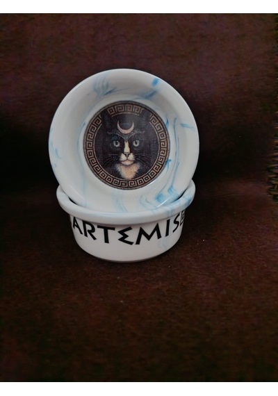 Raccoon Olimpos Serisi Artemis Seramik Mama Ve Su Kabı 300ml