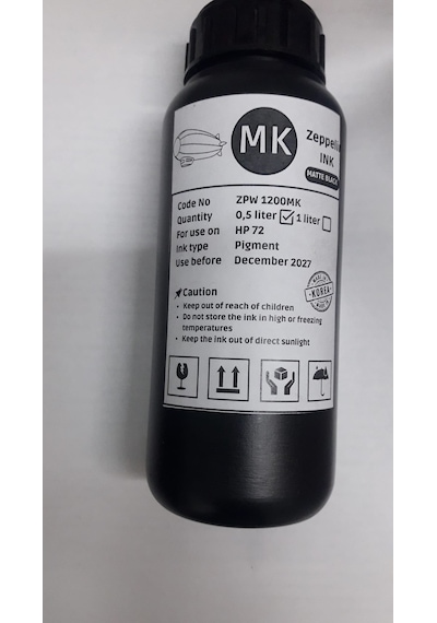 Hp Desıgnjet Plotter T770/790/795 Hp72 Mürekkep Serisi Matteblack Pıgment 500ml.