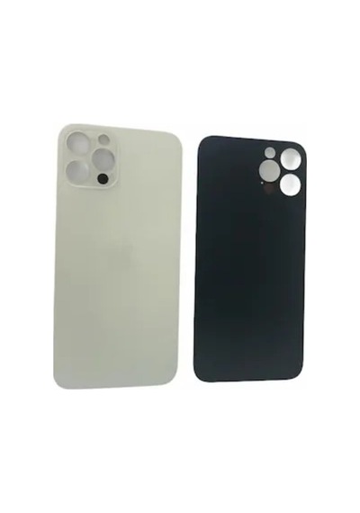 Ren.ga.renk İphone 12 Pro Uyumlu Arka Pil Kapağı Cam Beyaz Rengaren