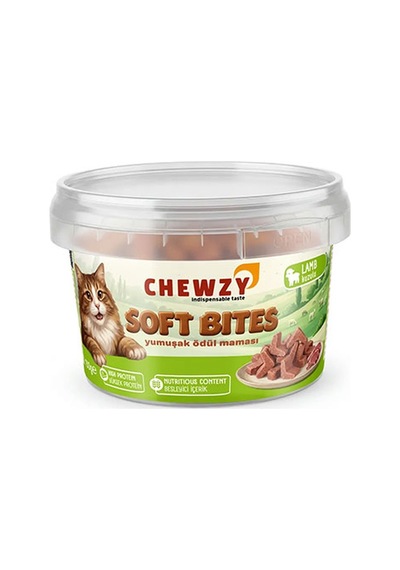 Chewzy Kediler İçin Yumuşak Ödül Maması Kuzulu 130 Gr 300-30007.01