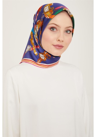 Armine Sura İpek Eşarp 24ya9141 05 - Desenli