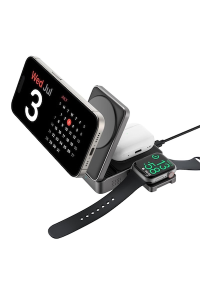S-link Sw-cwf116 Siyah Telefon Kulaklık Akıllı Saat 15w 3 İn 1 Ma
