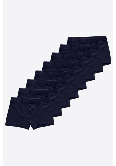 Malabadi Erkek Çocuk Lacivert 8'li Paket Pamuk Elastan Boxer 8m209