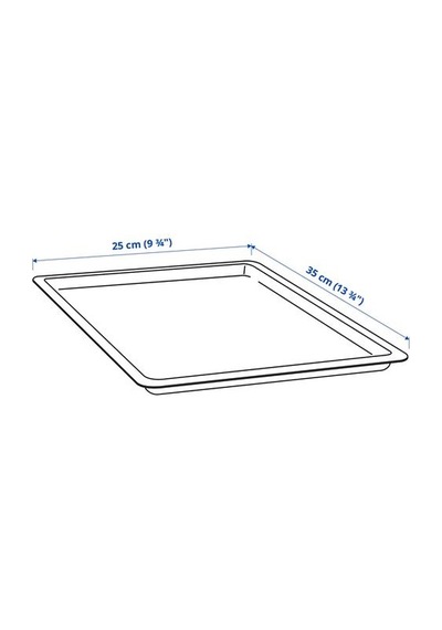 Ikea Uppsnofsad Kapak, Siyah, 35x25 Cm