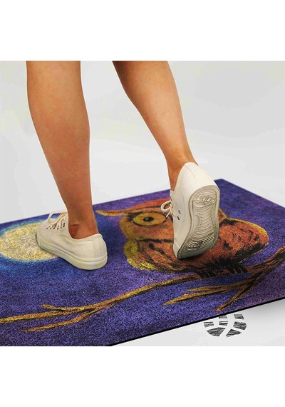 Tasarımlı Dekoratif Kapı Önü Paspas, Dış Mekan/ev İçi/banyo/mutfak/yatak Odası/giriş Paspasları Gece Bayku Diğer