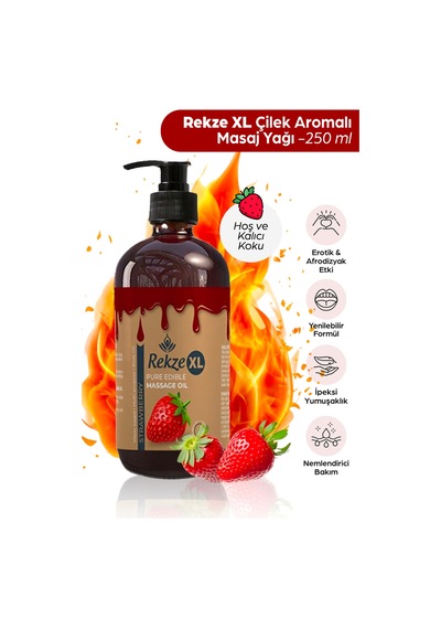 Masaj Yagı Çilek Arom Erotik Etkili Büyük Boy Vucut Çilekli 250 Ml - 502483456