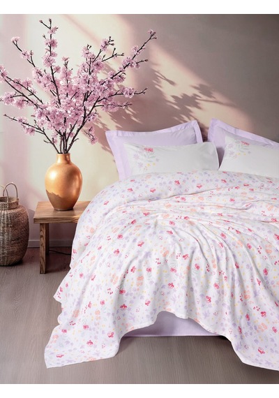 Cotton Box Estiva Çift Kişilik Pike Takımı Winsome Lila Lila