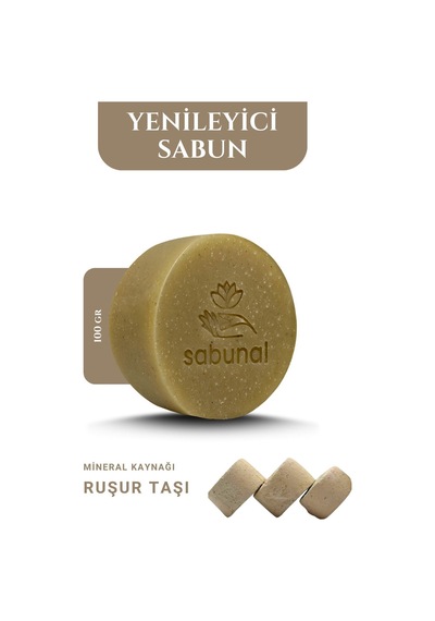 Sabunal Ruşur Taşı Sabunu - Cilt Yenileyici Sabun 100 G