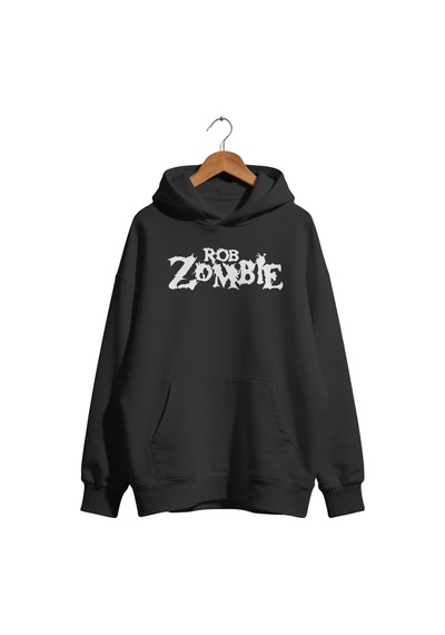 Sevbano Rob Zombie Rock Metal Şarkıcı Baskılı Unisex Oversize Premium Kap Siyah