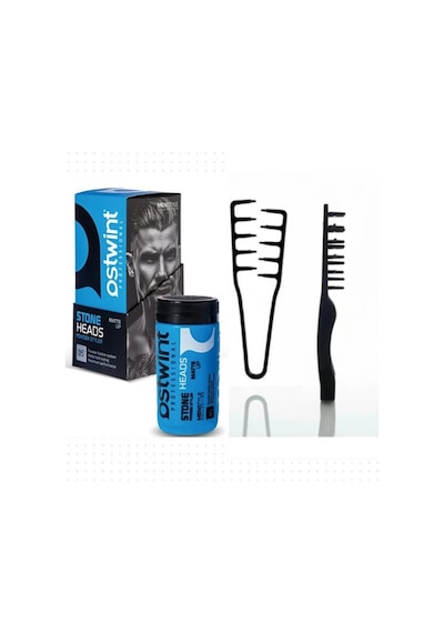 Fontenay Mavi Stone Matte Saç Şekillendirici Toz Wax 20 Ml + Mucizevi Tarak 2'li Set
