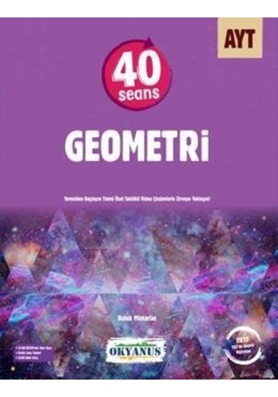 Okyanus Yayınları Ayt 40 Seans Geometri