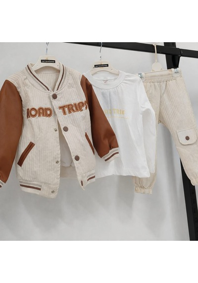 Donino Baby Road Trips 3'lü Takım Krem