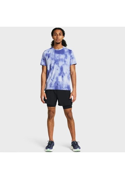 Under Armour Launch 5 Inch 2 In 1 Erkek Siyah Polo Yaka Tişört
