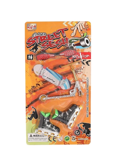Kzl-012-a7 Kartela Kaykay Paten Scooter Oyun Seti -kızılkaya - Izbp-888924 1 Adet