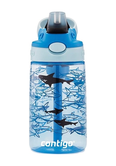 Contigo Gizmo Flip Pro Sharks Tritan Çocuk Suluğu 420ml - Açık Mavi Açık Mavi