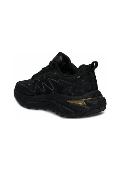 Volis Mm-26002 Siyah Memory Foam Taban Bağcıklı Erkek Sneaker Ayakkabı Siyah