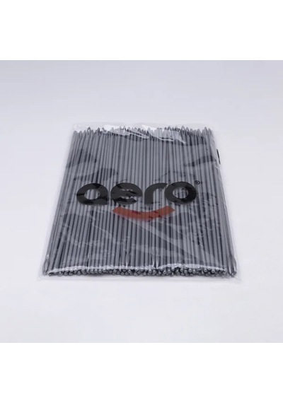 Aero Çuvaldız Plastik Dar Delik Uzun 24 cm 100 Adet Gri