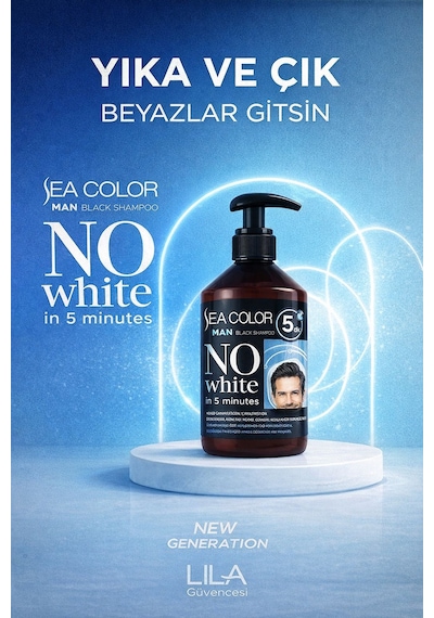Sea Color Seacolor Man Black Şampuan 250 Ml