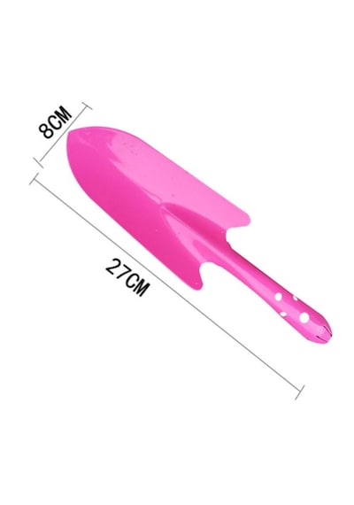 Metal Bahçe Küreği Pembe Renk 27 M