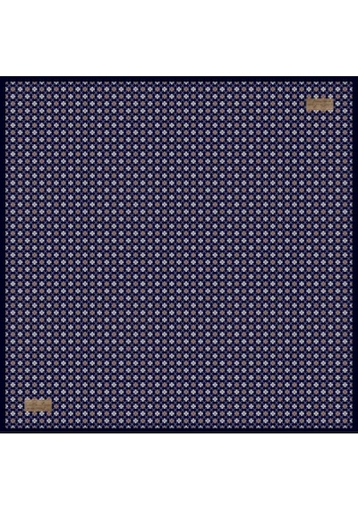 LA BOUTIQUE Güz Eşarp - 90 X 90 -2693asm Lacivert-sarı