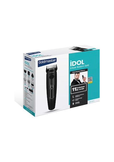 Goldmaster Idol 11-in-1 Hızlı Şarjlı Erkek Bakım Seti