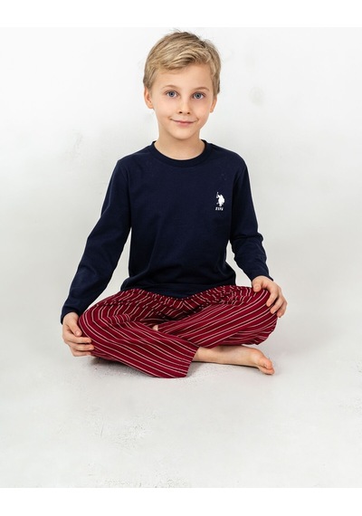 U.S. Polo Assn. Erkek Çocuk Pijama Takımı Baskılı Lacivert Uzun Kol Pijama Takımı Us2645-c-v1 Us2645-c-v1 U.S. Polo Assn. Erkek Çocuk Pijama Takımı Baskılı Lacivert Uzun Kol Pijama Takımı Us2645-c-v1 Us2645-c-v1