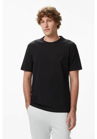 Nautica Erkek Siyah Regular Fit T-shirt-14590