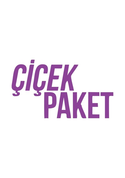 Çiçek Paket Araba Sticker 17x17 Cm Mor