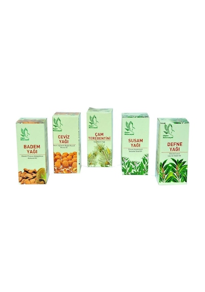 Doğan Baharatçılık Saç Bakım Yağı Seti 5 x 50 ML