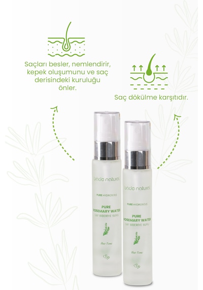 Bade Natural Biberiye Suyu Dökülme Karşıtı Saç Toniği 30 ML Bade Natural Biberiye Suyu Dökülme Karşıtı Saç Toniği 30 ML