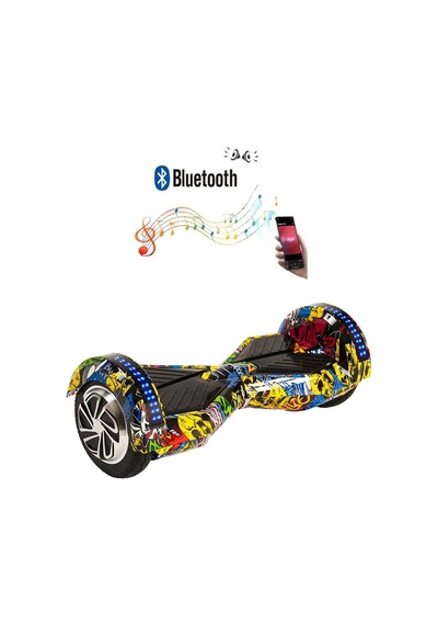 Citymate Smart Balance Elektrikli Kaykay Hoverboard 8.5 İnch Akıllı Denge Ledli Bluetooth Hoparlörlü D01