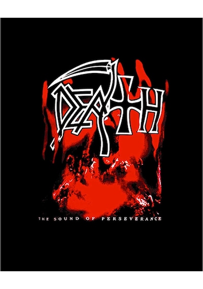 Zepplin Giyim Death The Sound Of Perseverance Büyük Sırt Patch Yama Siyah
