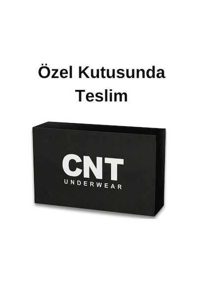 Cnt Erkek Ribana Atlet 6'lı Full Likralı Rambo Sporcu Atlet Beyaz Beyaz