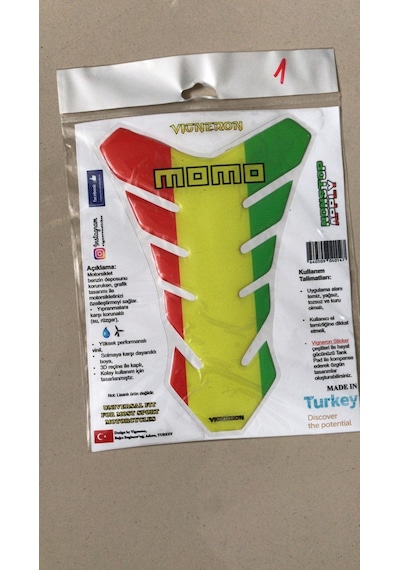 Motosiklet Tank Pad Depo Üstü Stıcker Depo Pedi 10