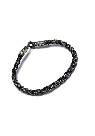 1000 Ayar Kazaziye Gümüş Bileklik Unisex N11.2197