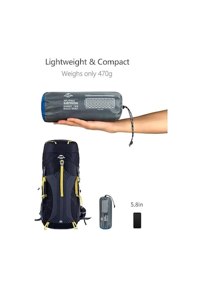 Naturehike Fc-10 Infatable Şişme Kamp Matı Orange Çok Renkli