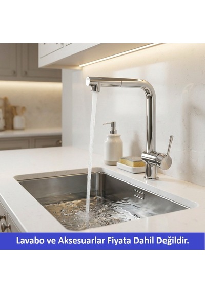 Ideal Standard Ceralook Spiralli Eviye Bataryası 1f-krom Krom