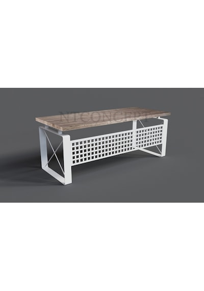 Ntconcept Ntconcept Masif Ağaç Ofis Masası (422967129)