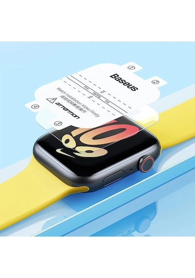 Baseus Nanocrystal Series Apple Watch 4/5/6/se/se 2 40mm Ekran Koruyucu 2 Adet- 5775