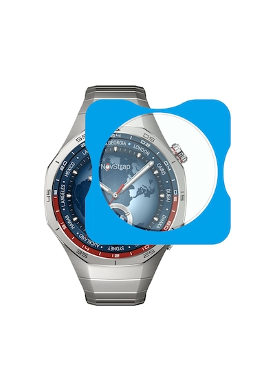 Novstrap Huawei Watch Gt5 Pro 46mm İle Uyumlu Ekran Koruyucu 9h Temperli Cam Kolay Uygulama Aparatlı